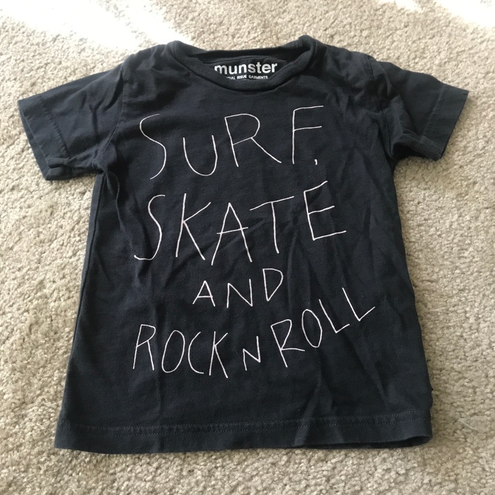 Munster kids Skate surf shirt 2t